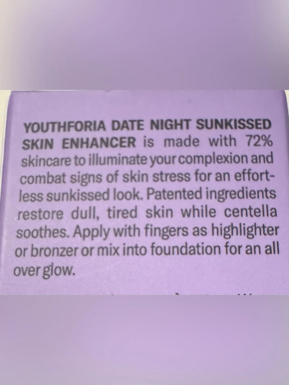 NIB Youthforia Radiant Sun-kissed Liquid Skin Enhancer 15ml/0.5oz